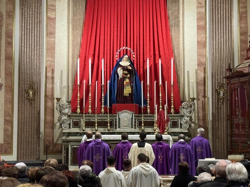 In cammino con la Madonna Addolorata