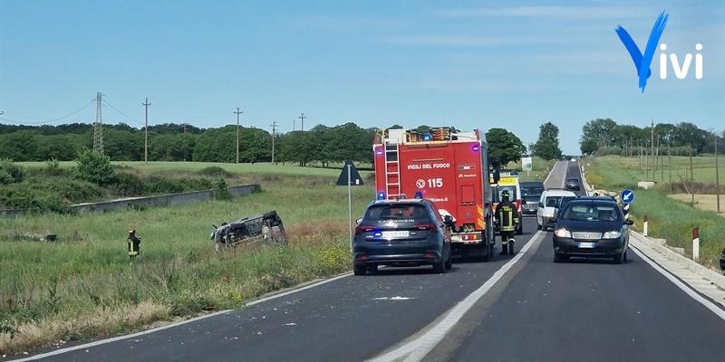 Auto fuori strada sulla Castellaneta-Laterza: un ferito