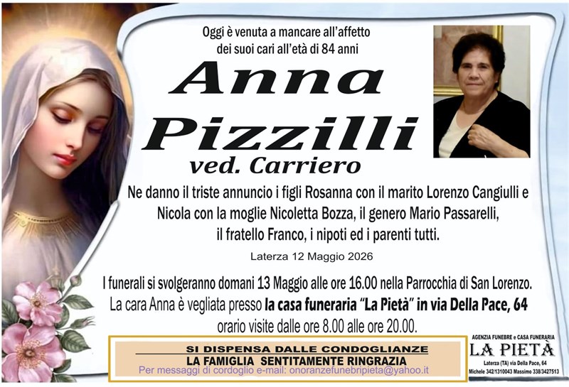 manifesto funebre