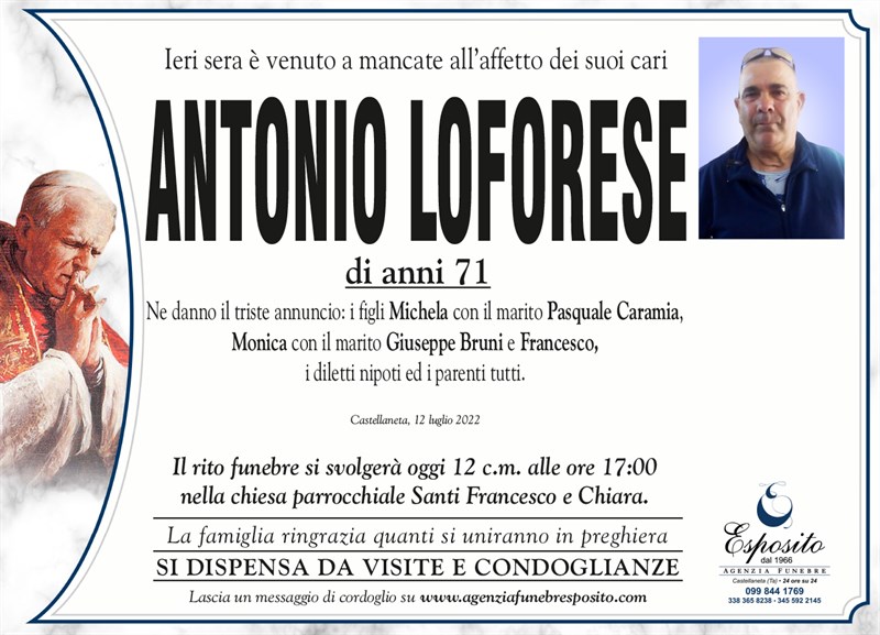 manifesto funebre