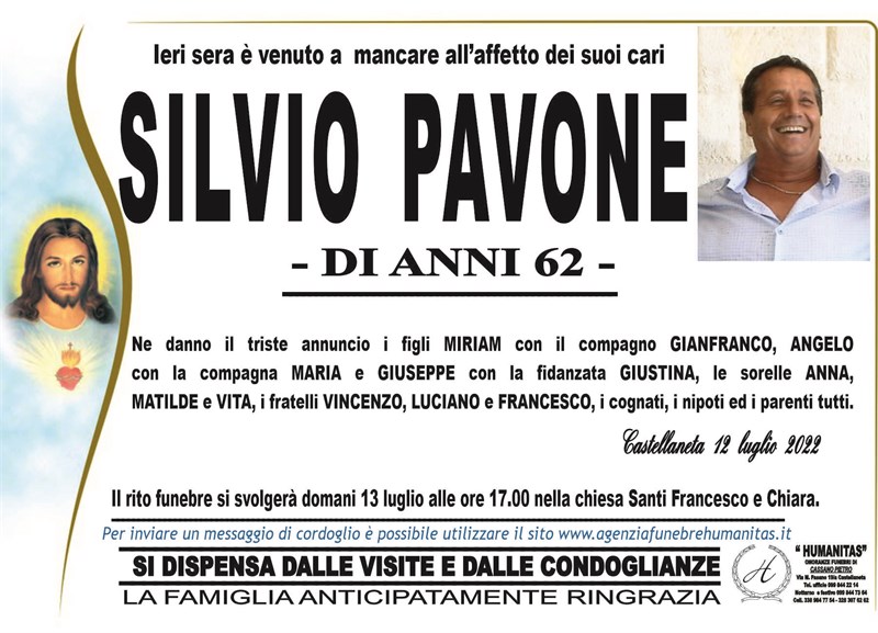 Trigesimo di Silvio Pavone