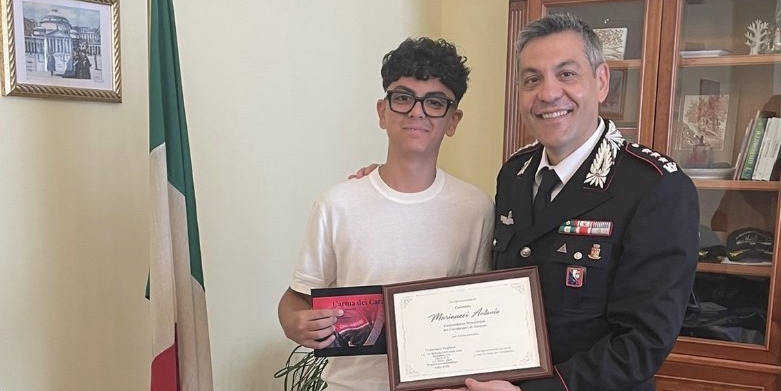 Arma dei Carabinieri, un sogno di vita: emoziona la tesina di un giovane palagianese