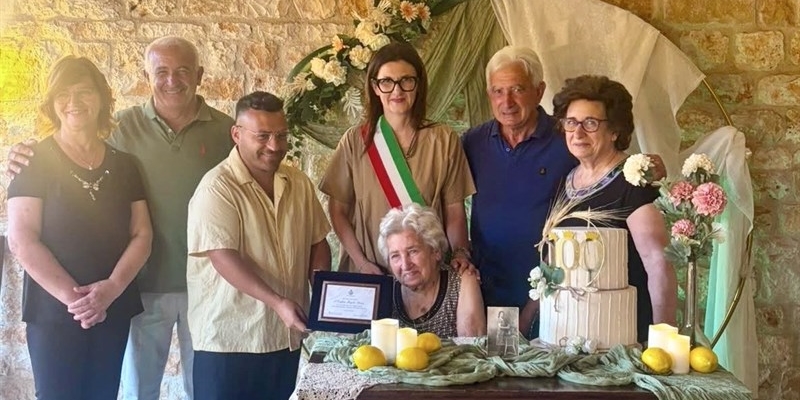 Massafra in festa: Angela Maria D'Onghia compie 100 anni
