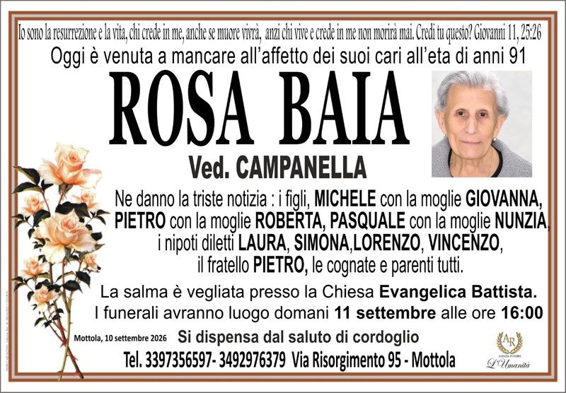 manifesto funebre