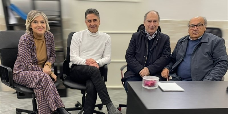 Da sinistra: Errico, Miola, Catone e D'Onghia Da sinistra: Errico, Miola, Catone e D'Onghia