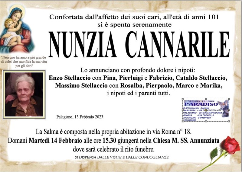 Anniversario di Nunzia Cannarile