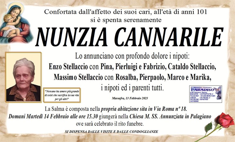 manifesto funebre