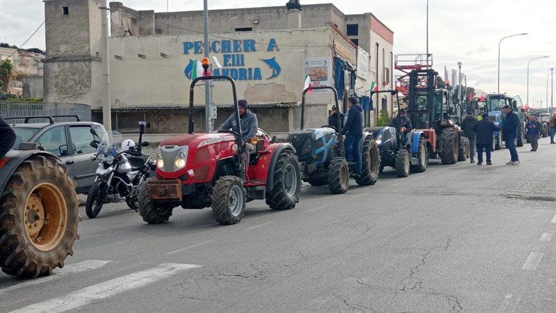 I blocchi sulla SS 7 Appia