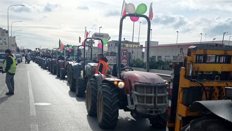 I blocchi sulla SS 7 Appia