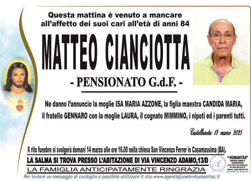 manifesto funebre