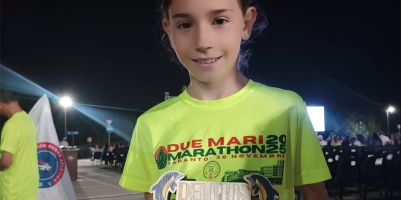 Delphis d'oro per lo sport alla giovanissima Alisia Mastropaolo Delphis d'oro per lo sport alla giovanissima Alisia Mastropaolo