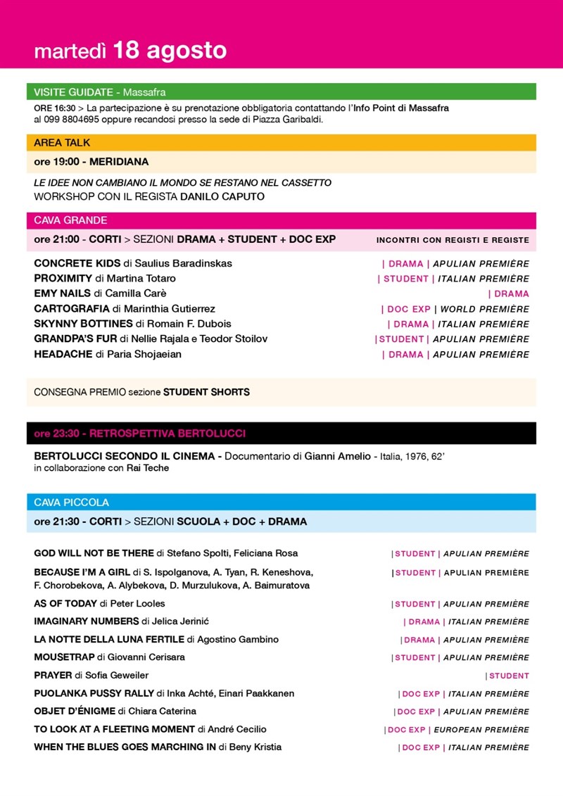 Il programma