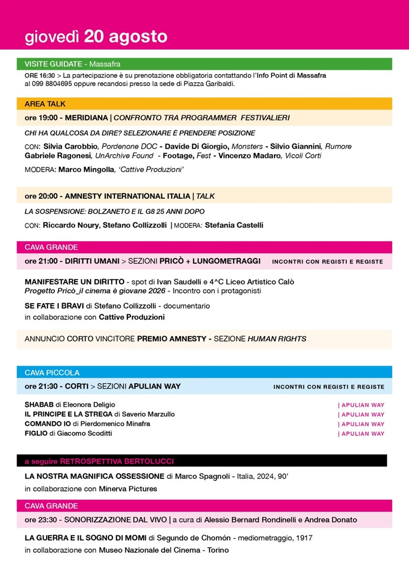 Il programma