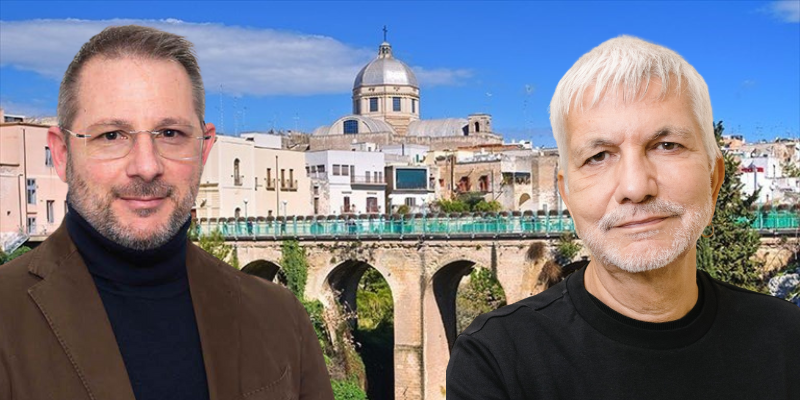 Da sinistra: Maurizio Baccaro e Nichi Vendola