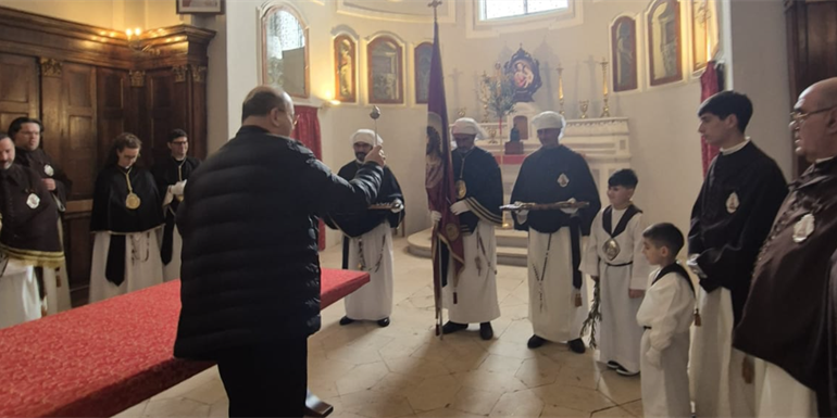 La benedizione del gonfalone La benedizione del gonfalone