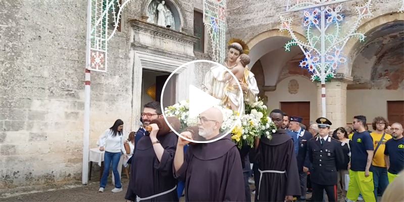 Festa di Sant'Antonio: la processione per le vie cittadine