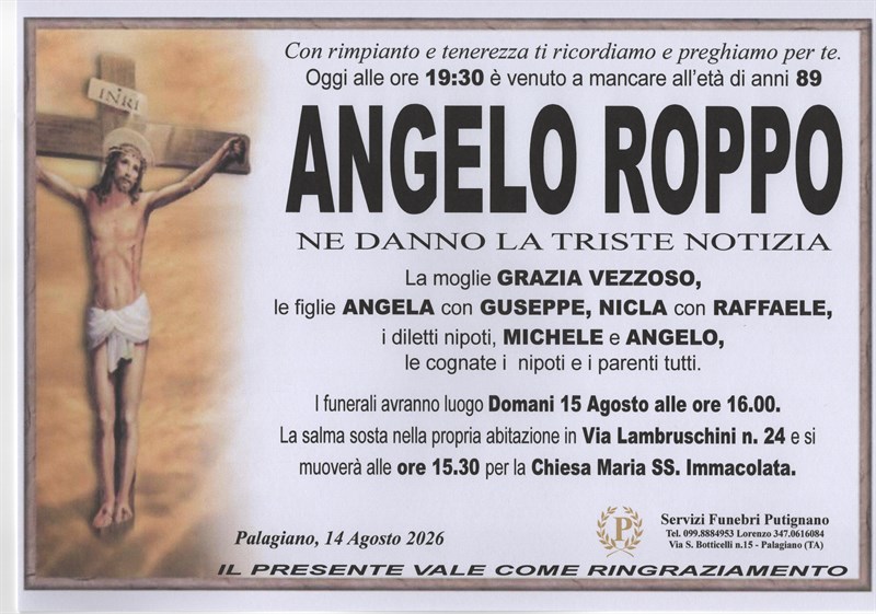 manifesto funebre