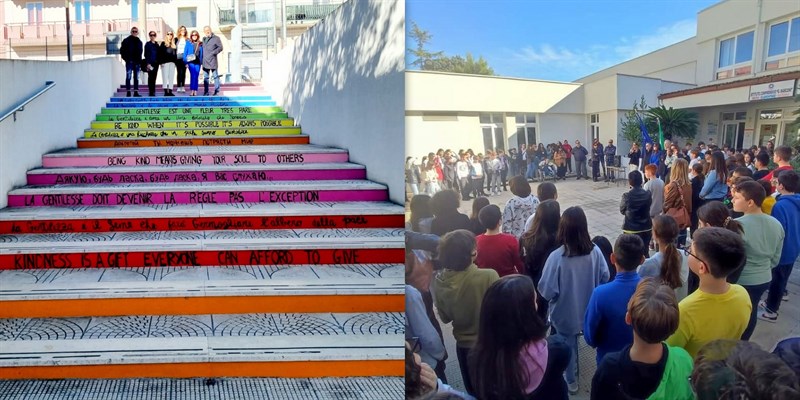 Inaugurata la "Scala della Gentilezza"