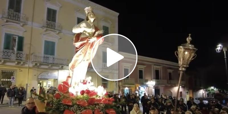 La processione di Santa Lucia