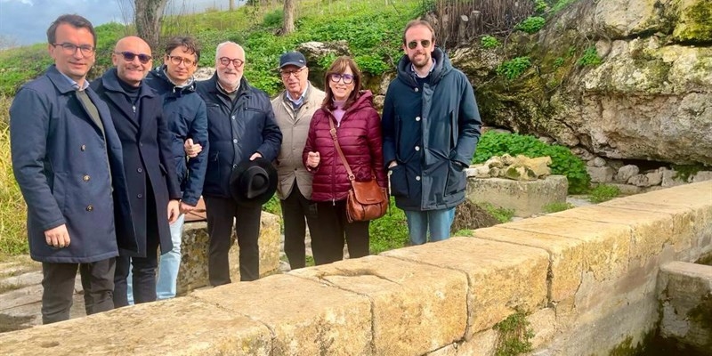 L'antica fontana del XVI secolo verso il recupero