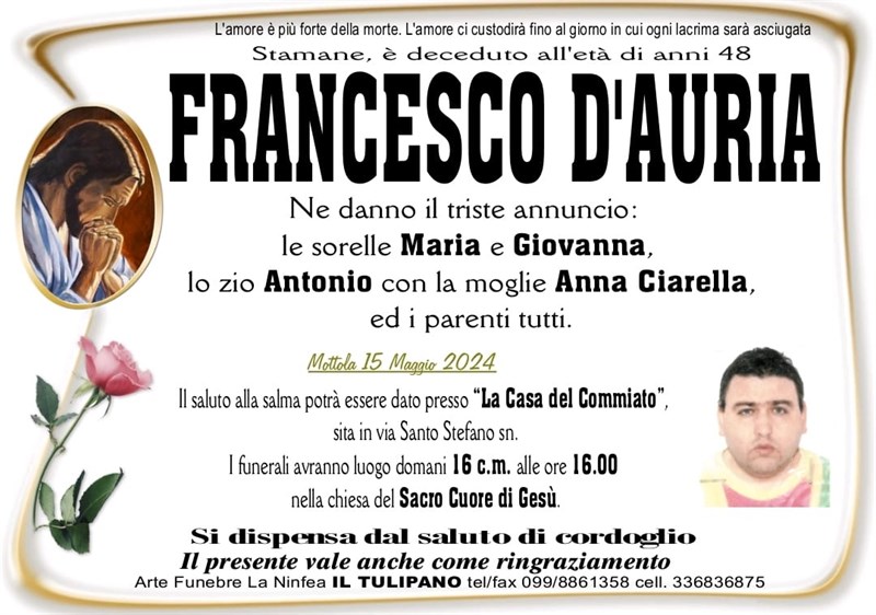 manifesto funebre