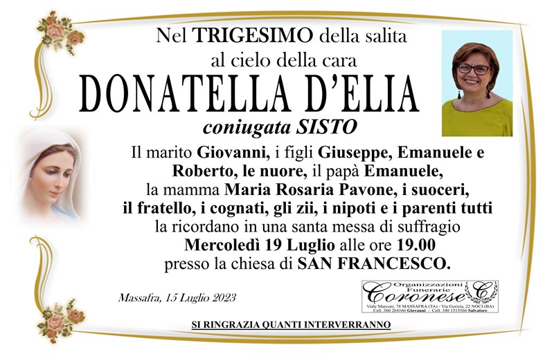 DONATELLA D'ELIA