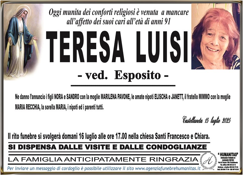 manifesto funebre