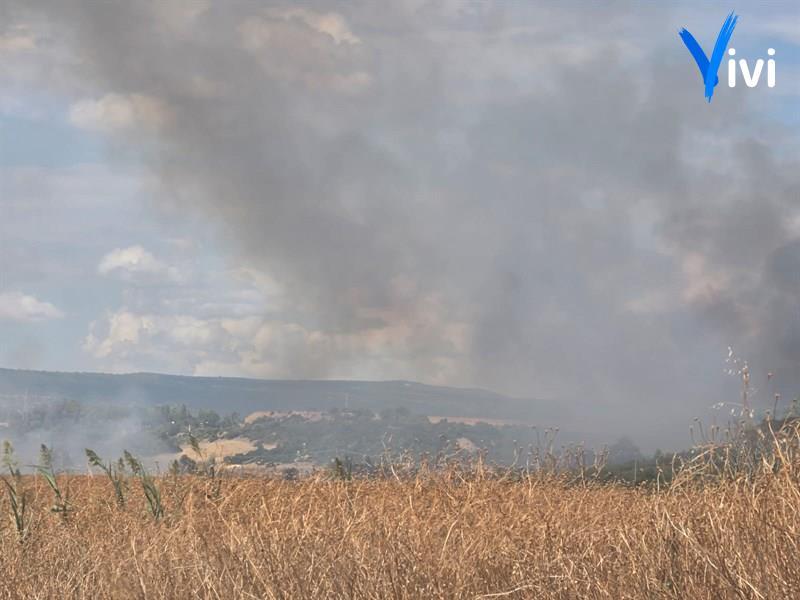 Fiamme nelle campagne di Castellaneta
