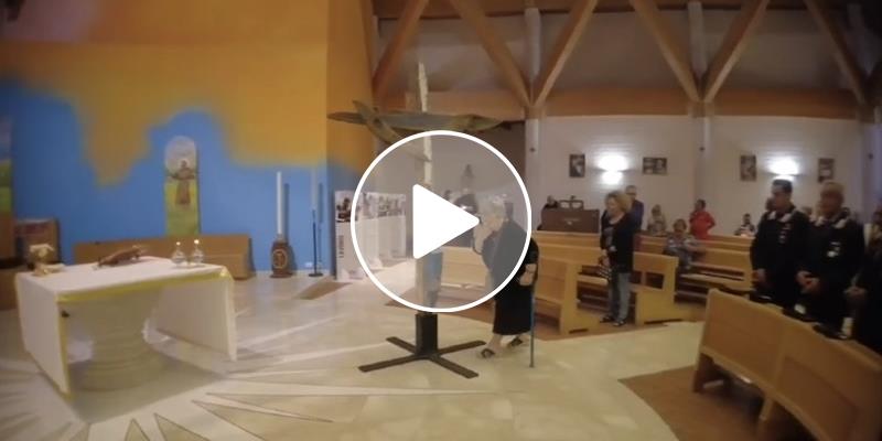 La Croce di Cutro nella chiesa Santi Francesco e Chiara