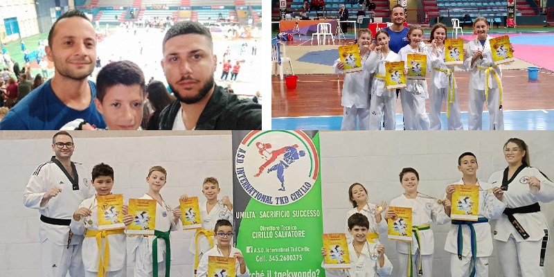 Campionato "Kim&Liú Sud Italia": incetta di medaglie per Palagiano