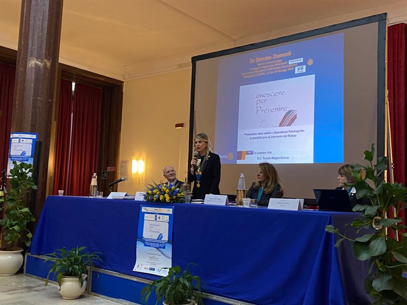 Rotary, un confronto sulle dipendenze per rafforzare la prevenzione