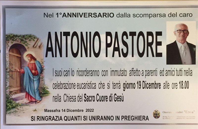 Anniversario di Antonio Pastore