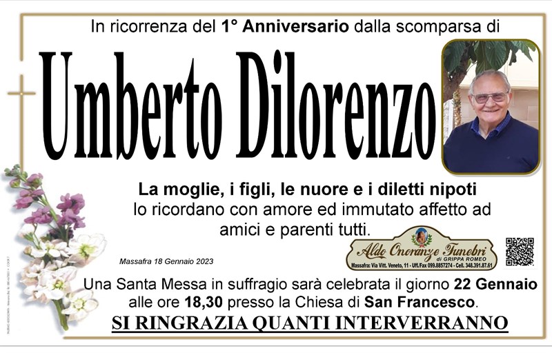 Anniversario di Umberto Dilorenzo