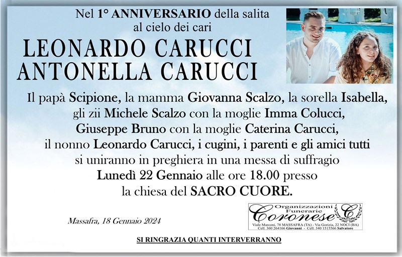 Anniversario di Leonardo e Antonella Carucci
