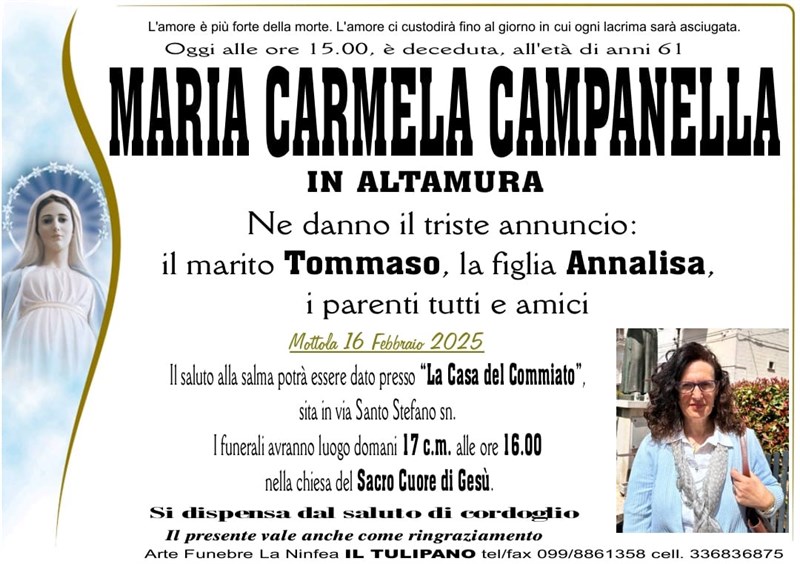 manifesto funebre