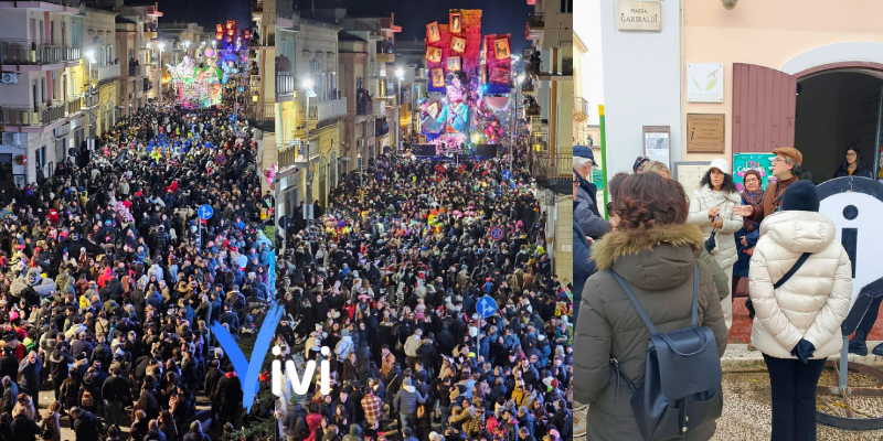 Migliaia di visitatori al Carnevale: la città fa il pieno