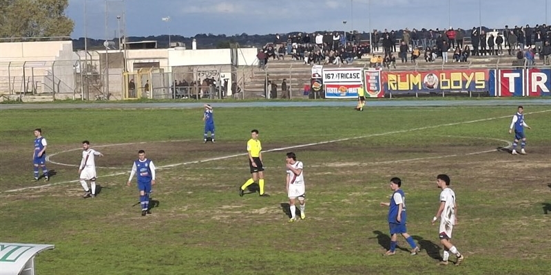 Tricase amara per il Ginosa: ko esterno con un gol per tempo