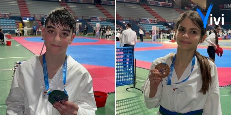 Cannalire e Tria della Asd Taekwondo Mariano