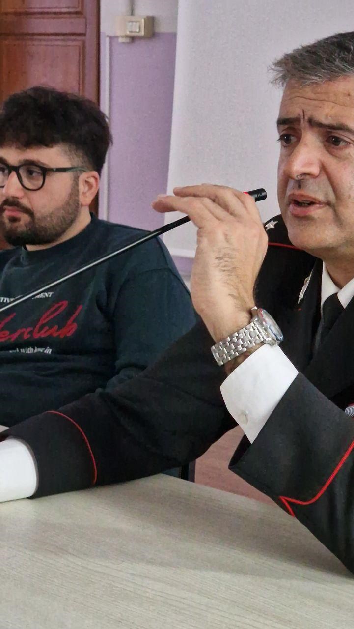 Il comandante dei Carabinieri della compagnia di Castellaneta Fausto Mazzotta