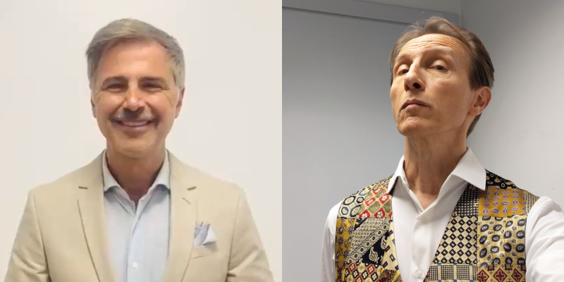 Beppe Convertini e Cristiano Militello
