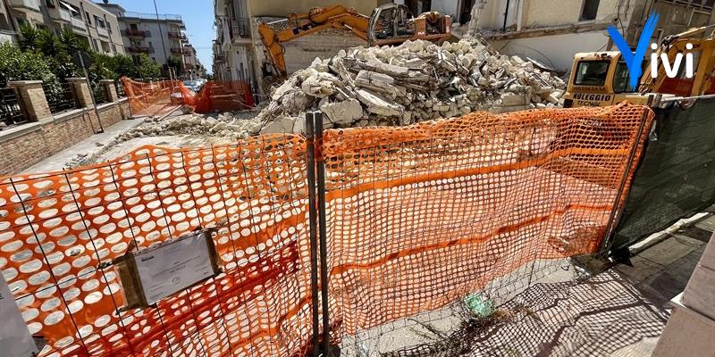 Crollo via Libertini, ripartiti i lavori: verso la riapertura della strada
