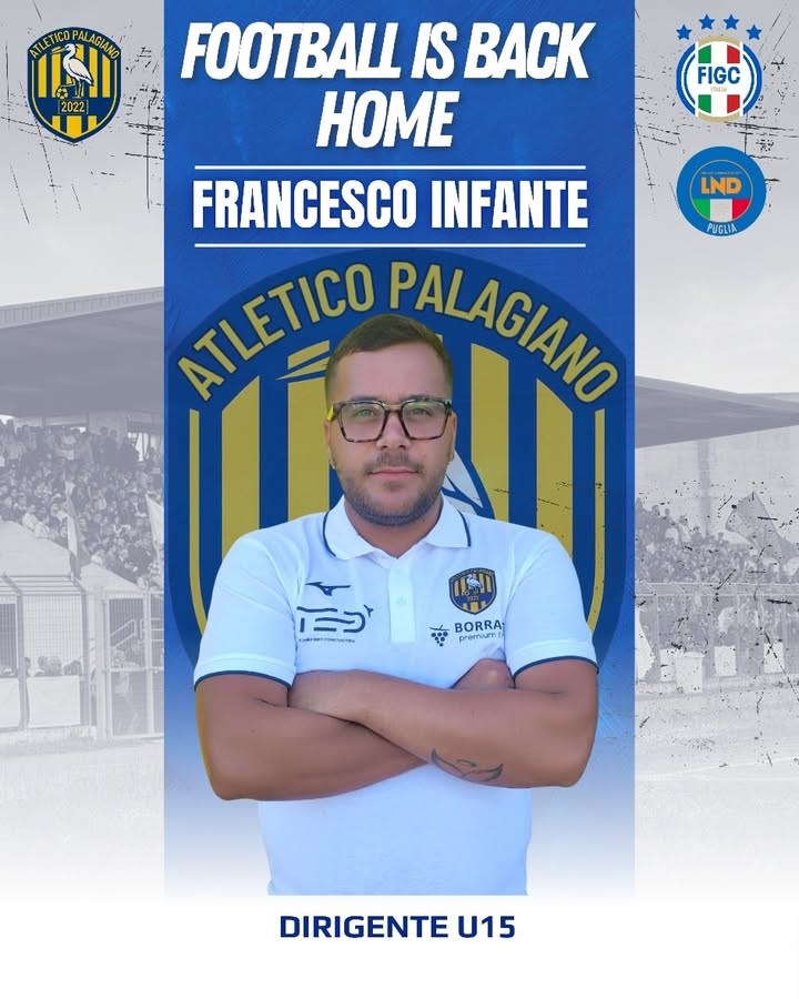 Lo staff dell'Asd Atletico Palagiano