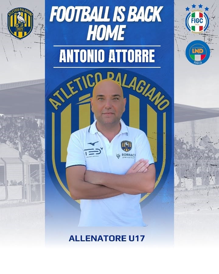 Lo staff dell'Asd Atletico Palagiano
