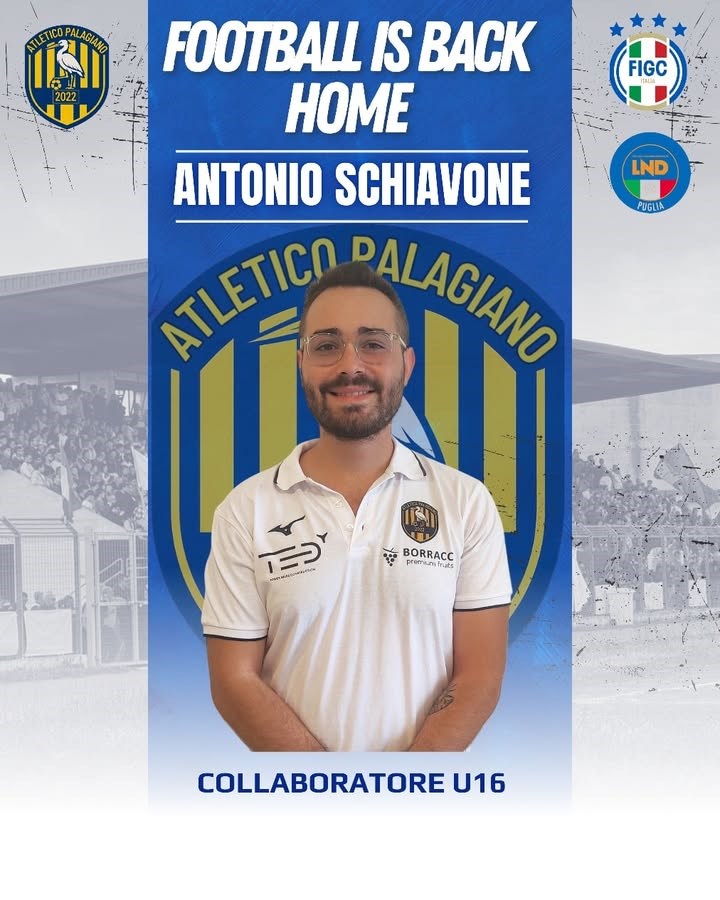 Lo staff dell'Asd Atletico Palagiano