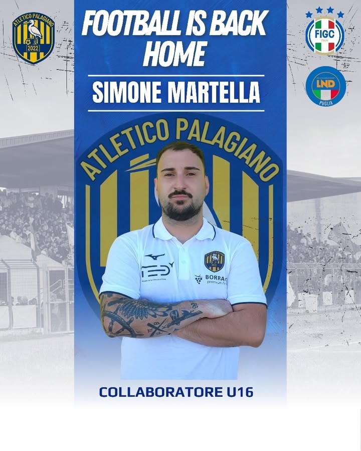 Lo staff dell'Asd Atletico Palagiano