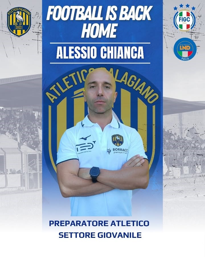 Lo staff dell'Asd Atletico Palagiano