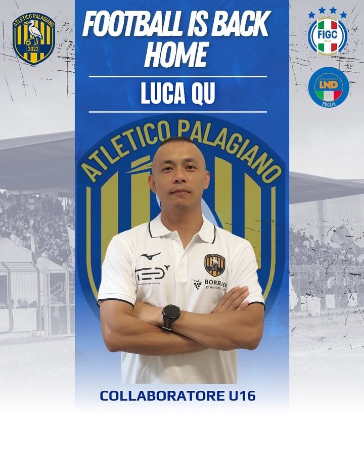 Lo staff dell'Asd Atletico Palagiano