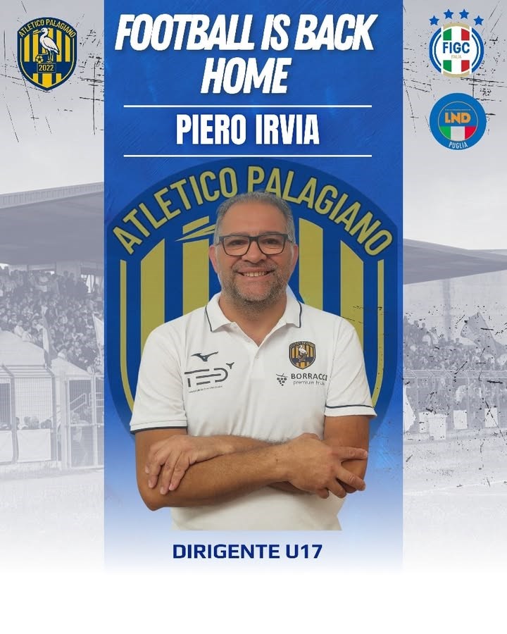 Lo staff dell'Asd Atletico Palagiano