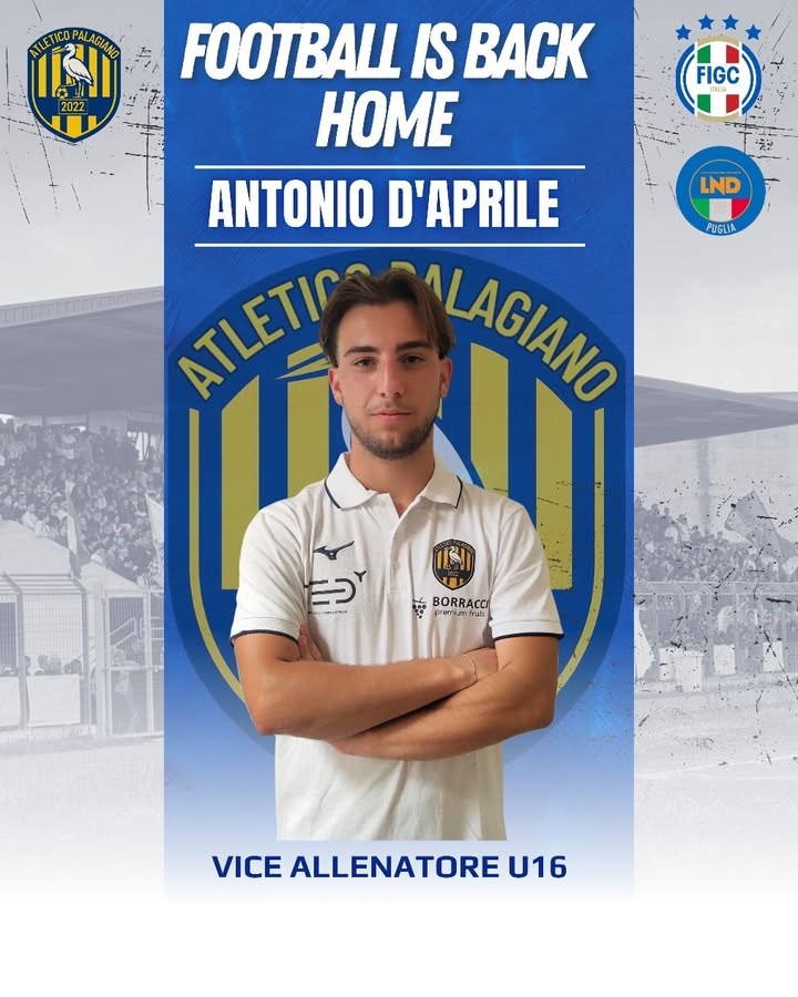 Lo staff dell'Asd Atletico Palagiano