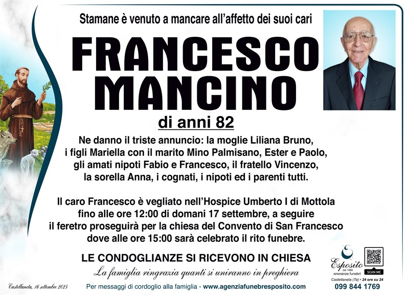 manifesto funebre